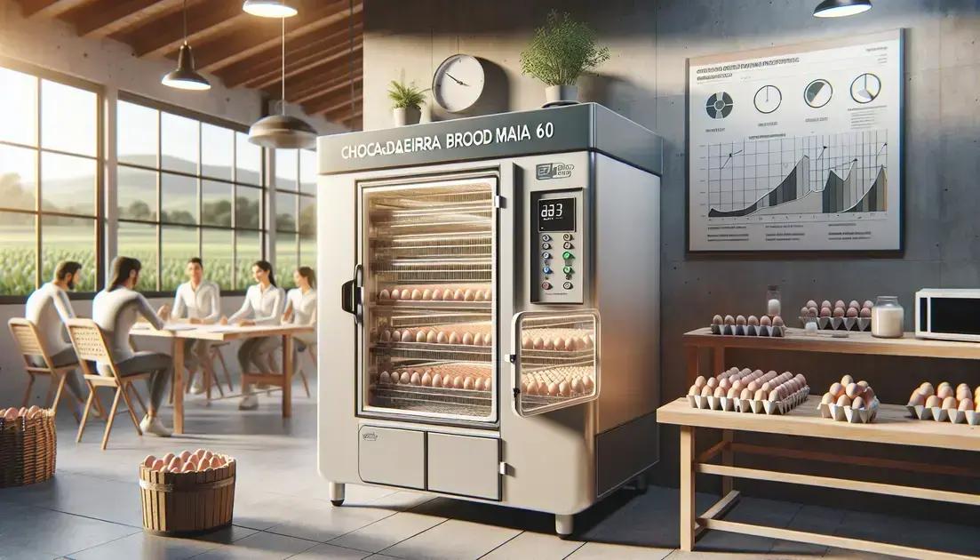 Chocadeira Brood Maia 60: Eficiência e Tecnologia na Incubação de Ovos