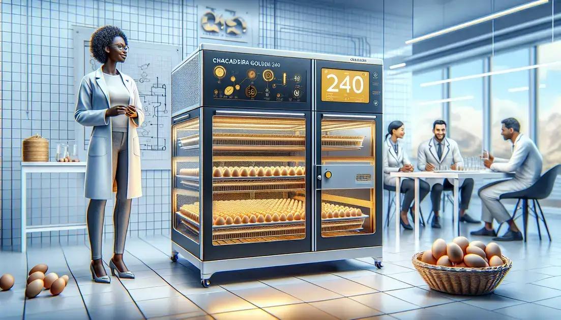 Chocadeira Golden 240: Eficiência e Tecnologia Avançada para Suas Incubações